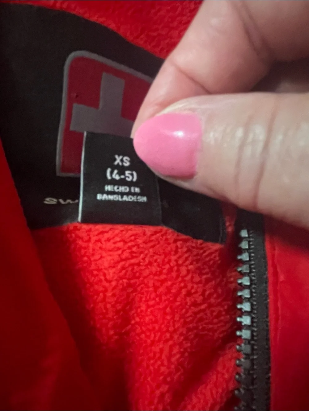 Swiss Tech Red Hooded Puffer Jacket for Kids